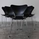 Serie 7 Chair Set by Arne Jacobsen for Fritz Hansen