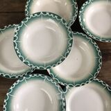 Lot of 8 plates Digoin 1940