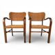 Set of 2 Bauhaus rope-weave chairs by Erich Dieckmann, 1930