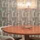 Murano glass pendant chandelier Mazzega 1970s