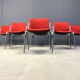 Vintage DSC 106 Side Chairs by Giancarlo Piretti for Castelli, 1970s - set