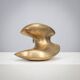 Abstract biomorphic bronze sculpture by Felix van de Beek, Netherlands, 1980s