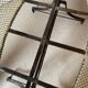 Antique rocking cradle in wrought iron