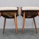 1960s Antonin Suman Set of Six Beech Dining Chairs, Restored