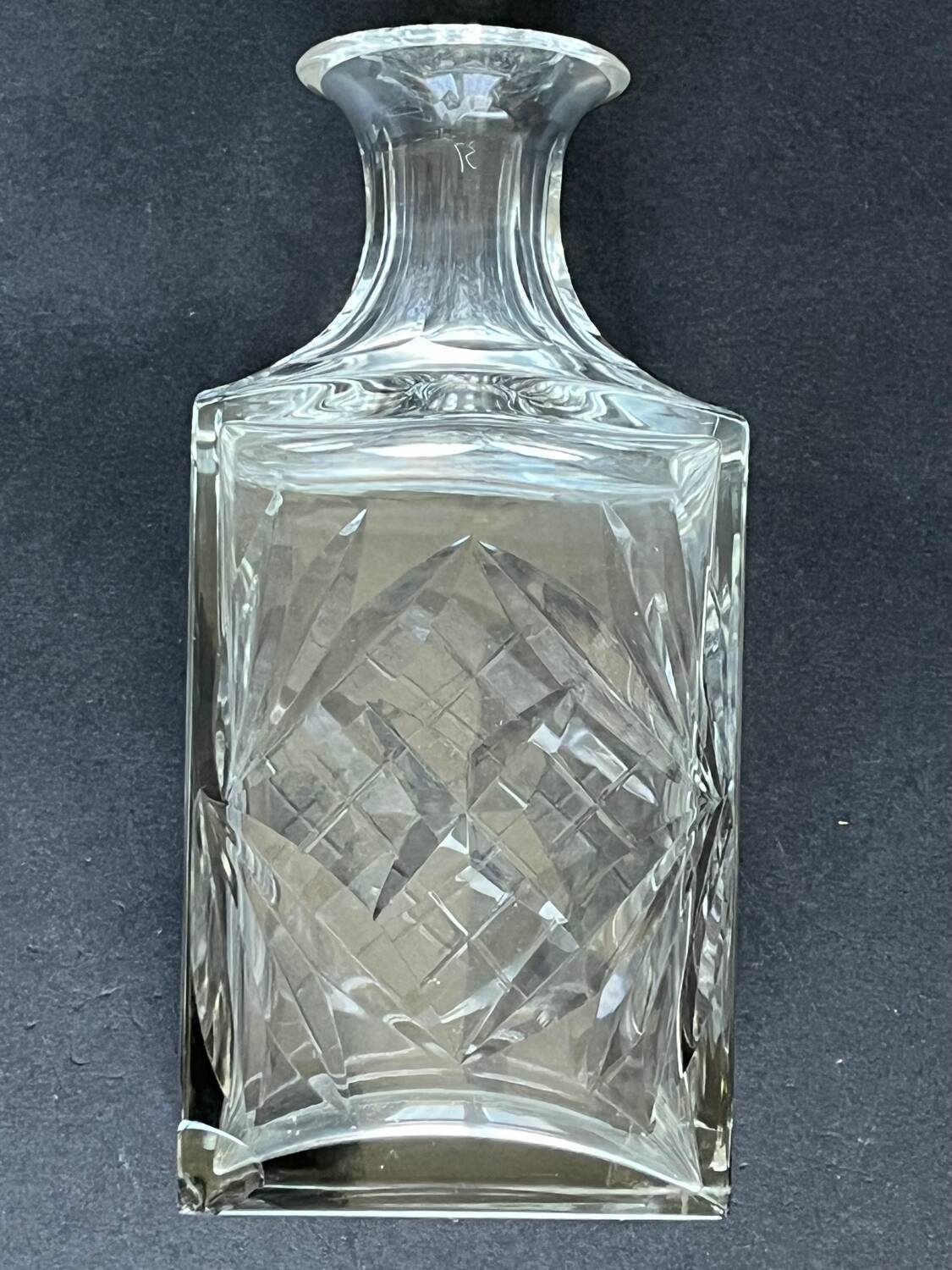 Saint Louis crystal whiskey decanter