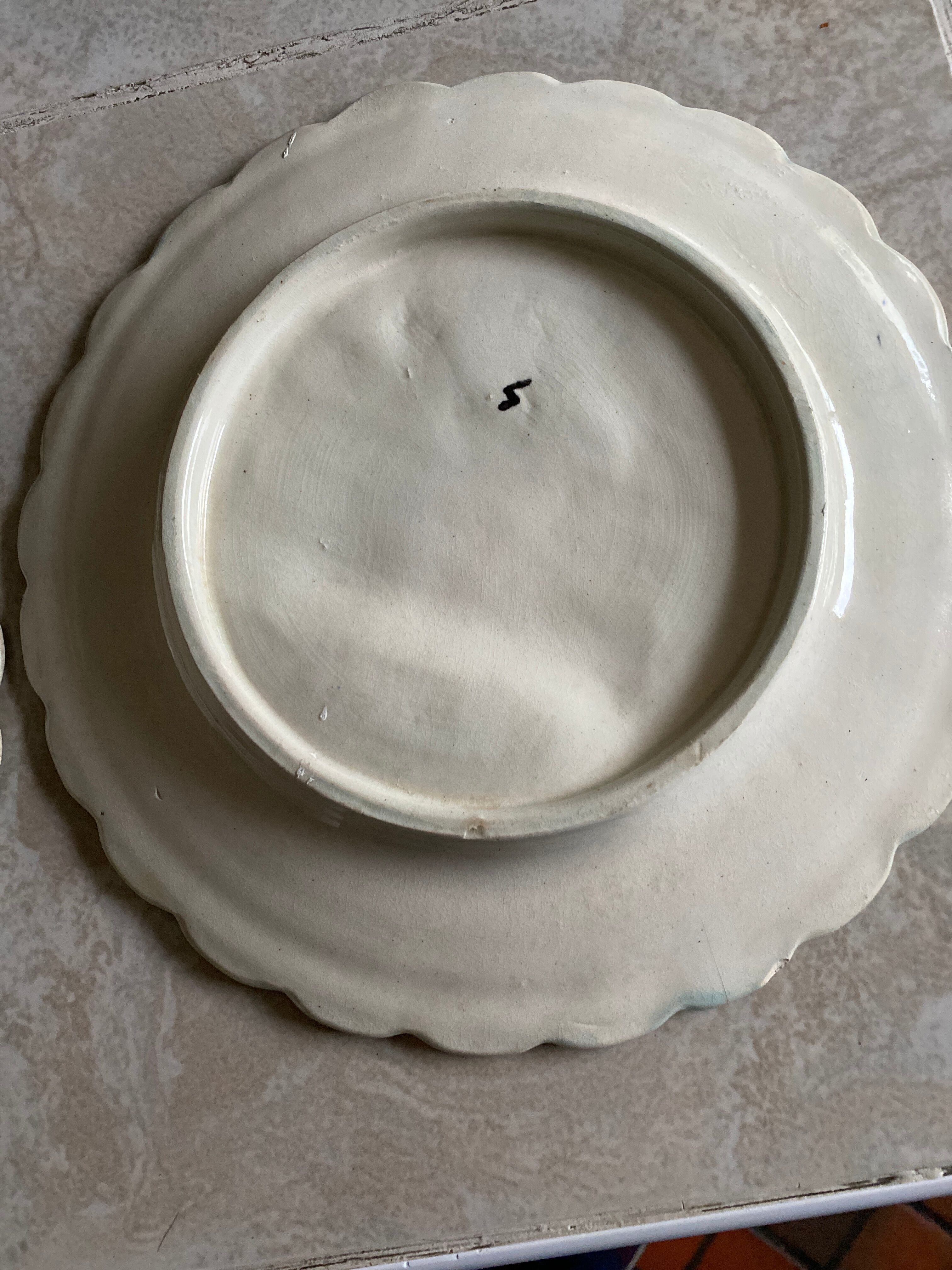 2 plates slurry asparagus