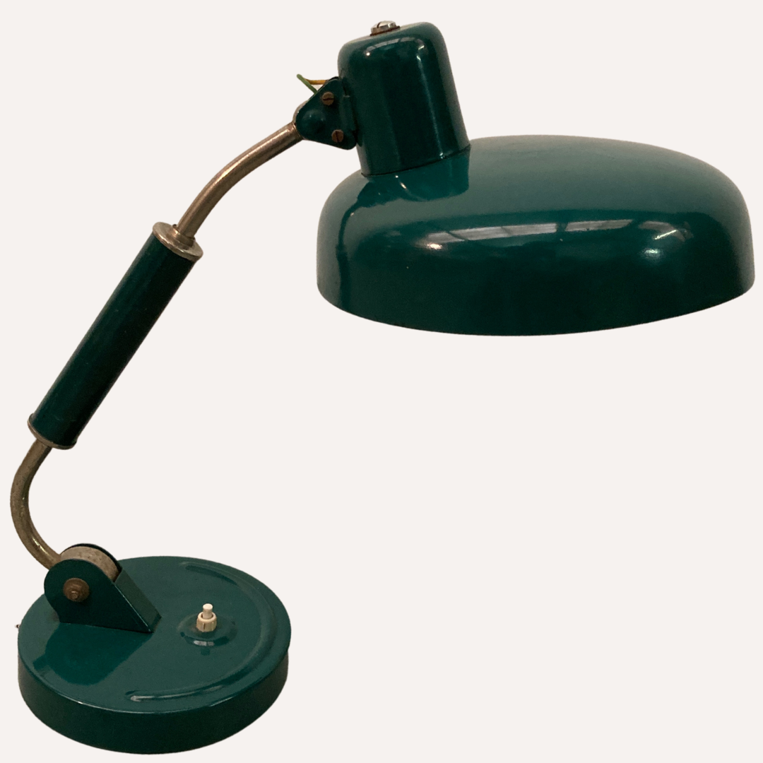 Bauhaus desk lamp by Christian Dell for Koranda, Vienna Austria