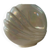 Vase art deco irisé années 80