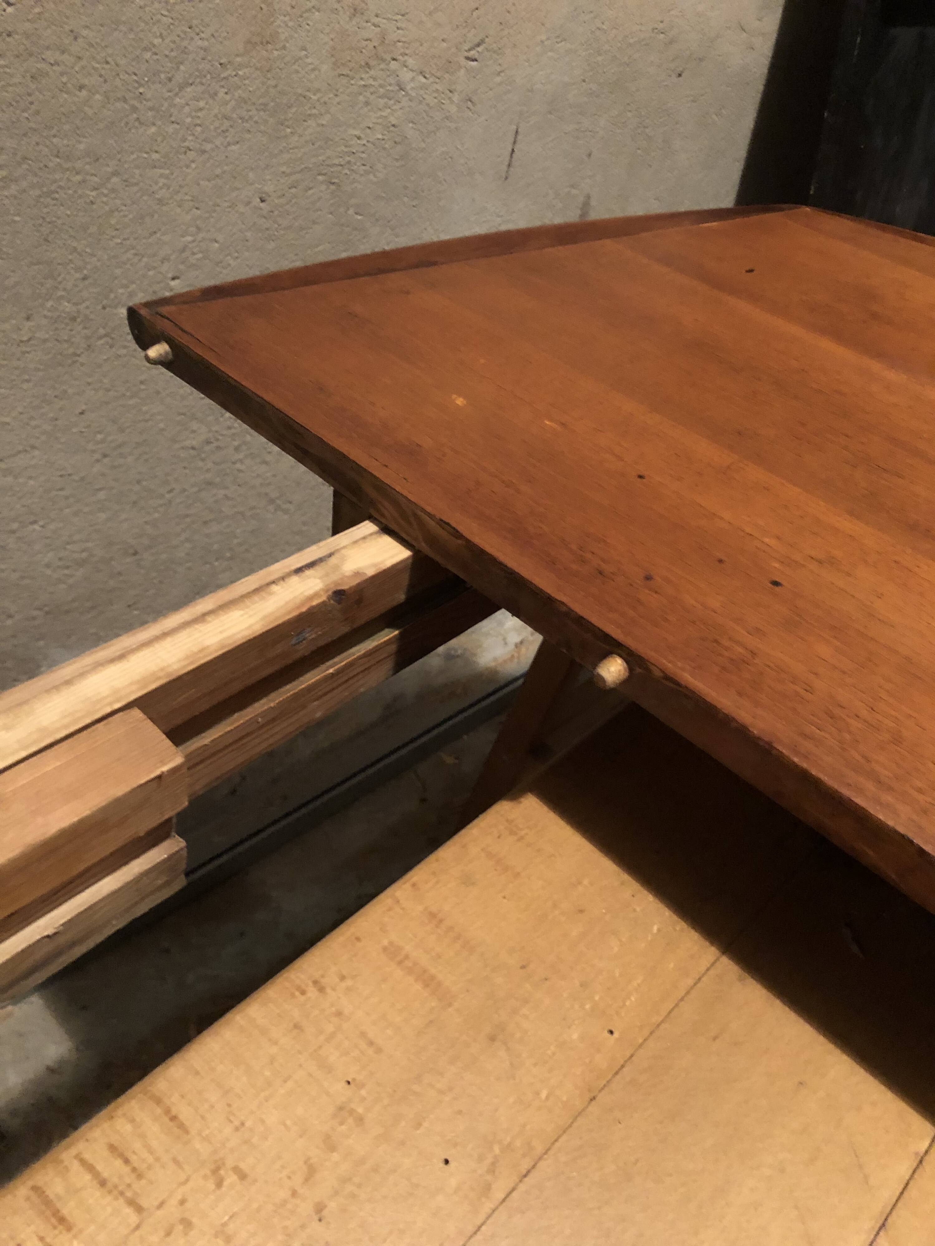 Scandinavian square dining table