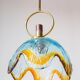Italian Murano crystal pendant lamp from the 70s