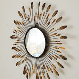 Metal sun mirror