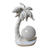 Palm lamp globe opaline