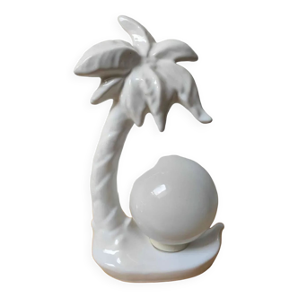 Palm lamp globe opaline