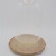 Cloche en verre sur assiette