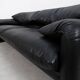 Cassina Maralunga 2,5 places - cuir noir