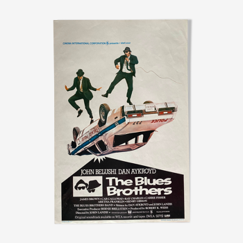 Original movie poster "The Blues Brothers" John Belushi, Dan Aykroyd 37x55cm 1980