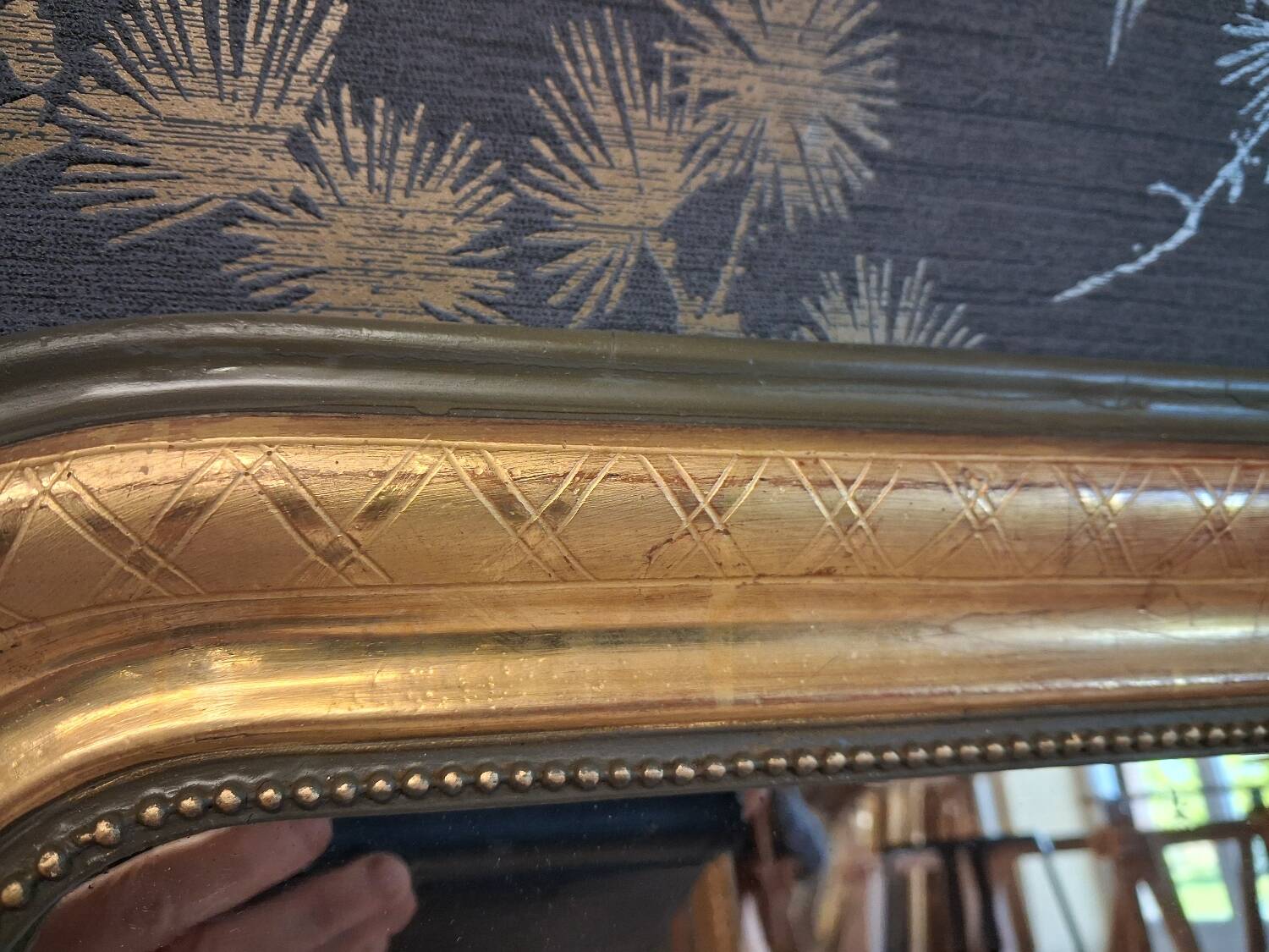 Mirror from the Louis Philippe period 67x51