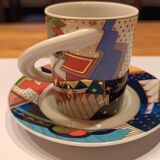 Selling Rosenthal No. 4 collector's cup, numbered, complete set (cup + saucer) in perfect condition