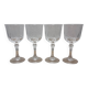 Verres à vin en cristal vintage, années 1950