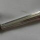 Set of 12 DIXI Art Deco silver metal handle knives.