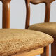 Vintage Danish solid teak dining room chairs Juul Kristensen set of 6
