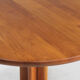 Vintage Danish round extendable dining table 1960s