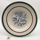 6 hollow plates "Gien" model Amilly
