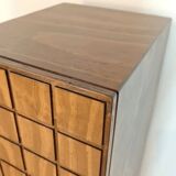 Commode / meuble contemporain artisanal en bois massif – fabrication allemande