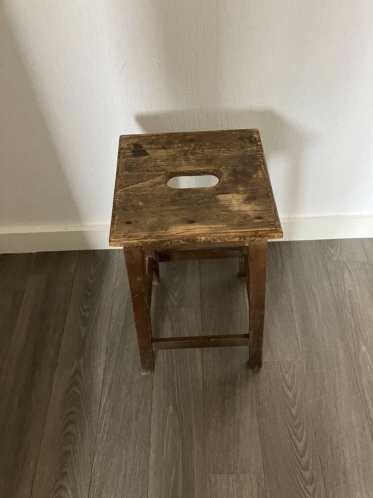 Small wooden stool