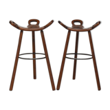 Pair Stools Marbella by Sergio Rodrigues