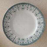 2 assiettes plates et 1 assiette creuse terre de fer
