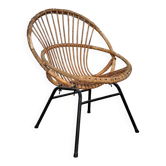 Rattan armchair
