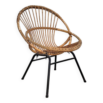 Rattan armchair