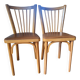 Paire de  chaises bistrot Baumann