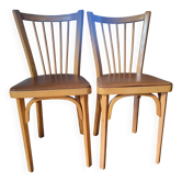 Pair of Baumann bistro chairs