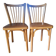 Paire de  chaises bistrot Baumann