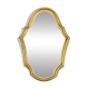 Small antique wall mirror in gilded resin – rocaille style