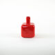 Red ceramic vase, German design, 1990s, manufactured by ASA Selection