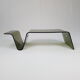 Table d appoint en plexiglas fumé 1970