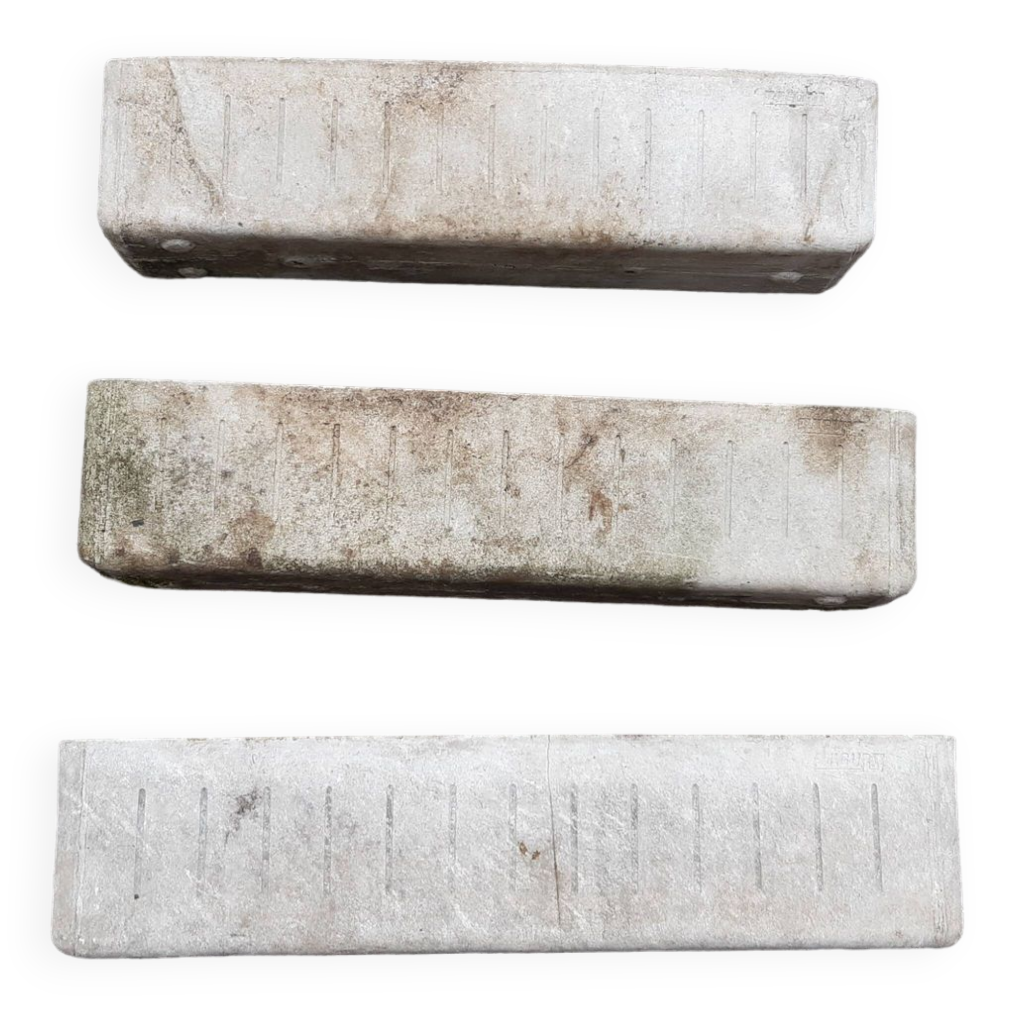 Lot de 3 jardinières années 60