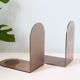 Pair of smoked plexiglass bookends, 1970s
