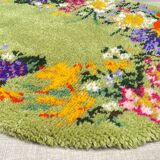 Oval rug from the 70s in pure wool 144x88cm