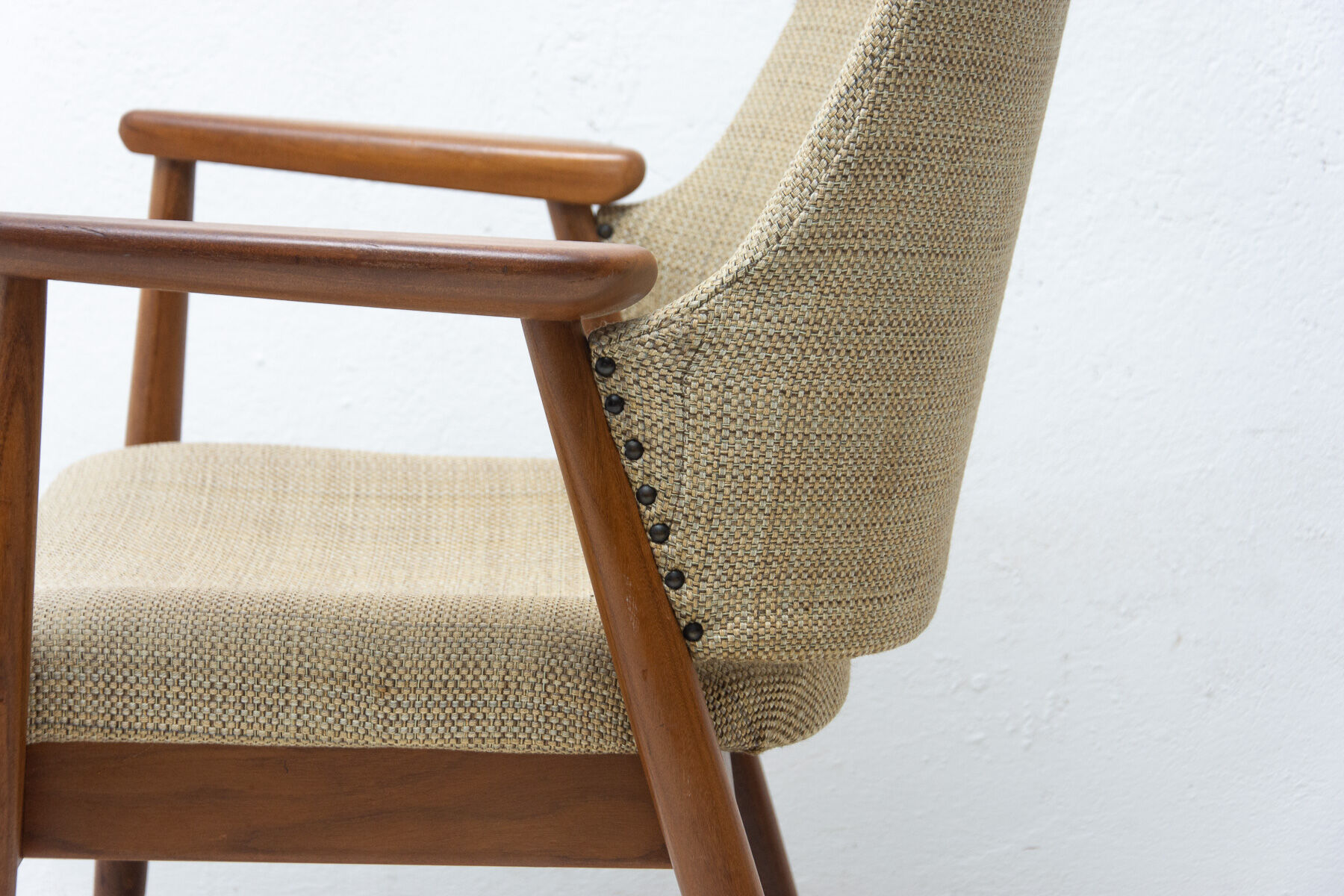 Midcentury scandinavian teak office chair, 1970´s