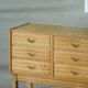 Commode danoise de style « Mid-Century Modern », en chêne, années 1950