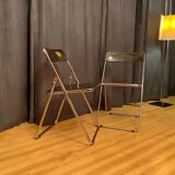 Une paire de chaises pliantes modernistes, années 1970