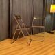 A pair of modernist folding chairs, 1970s