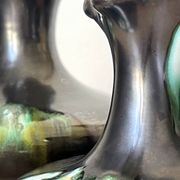 Large collection of 5 modernist glazed Belgian ceramics – Thulin / AIRAIN – Art Deco – 1930s-50s