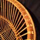 Adult rattan shell armchair
