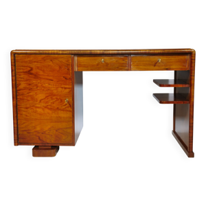 Bureau en noyer Art Déco,