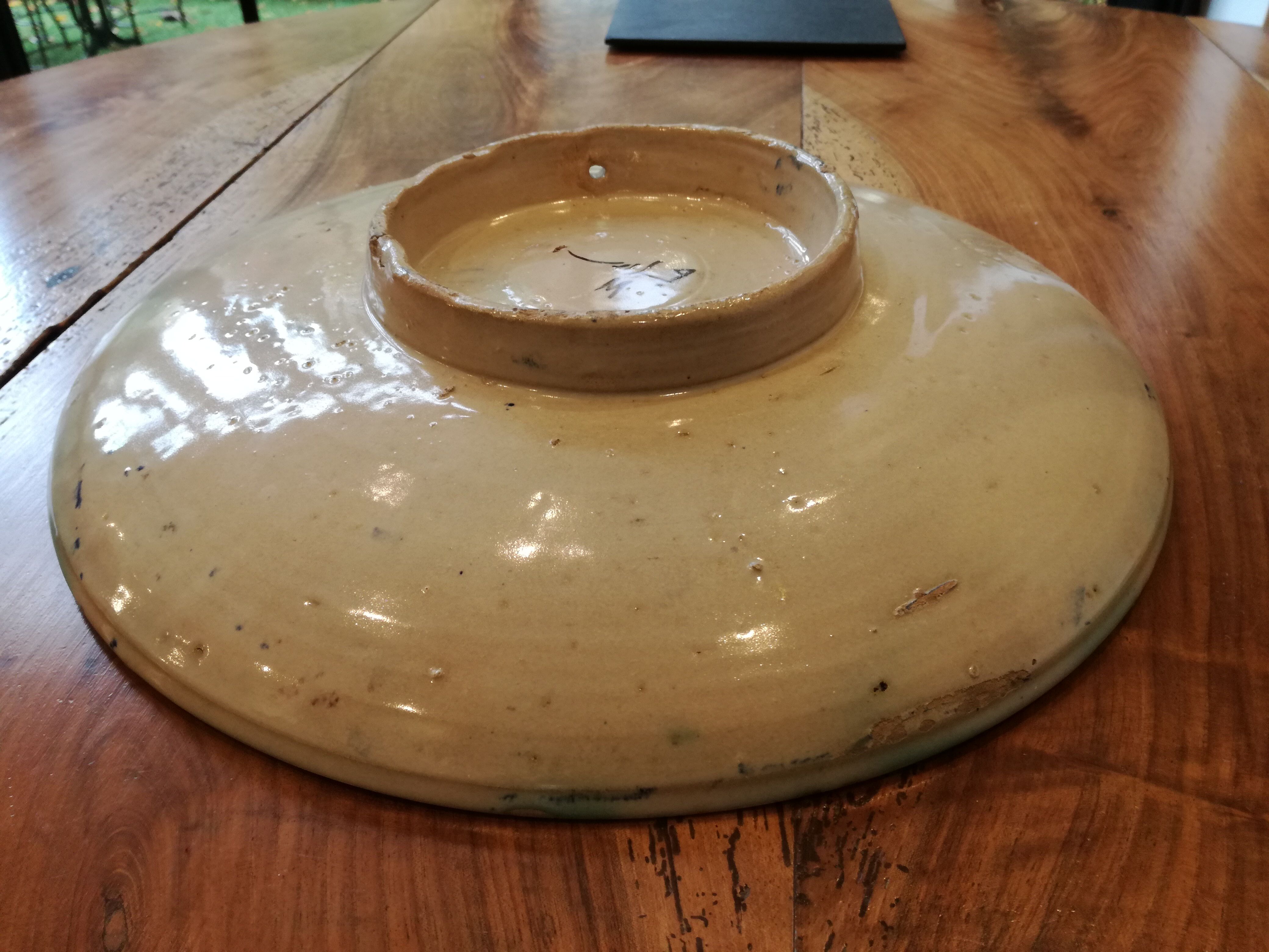 Ceramic terracotta couscous dish